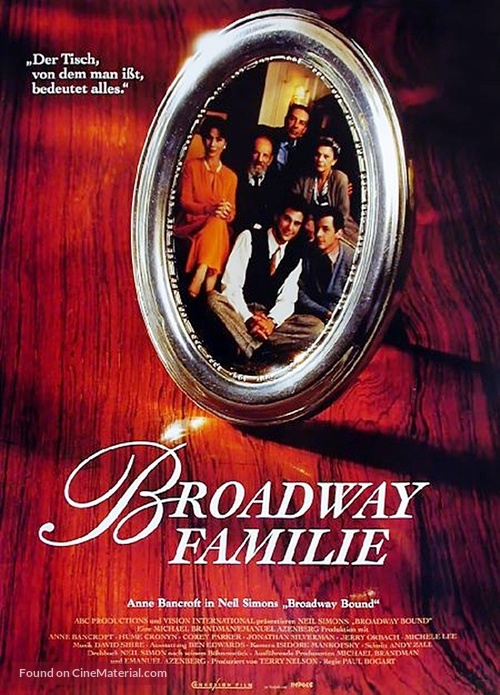 Broadway Bound - German Movie Poster