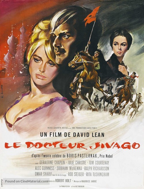 Doctor Zhivago - French Movie Poster