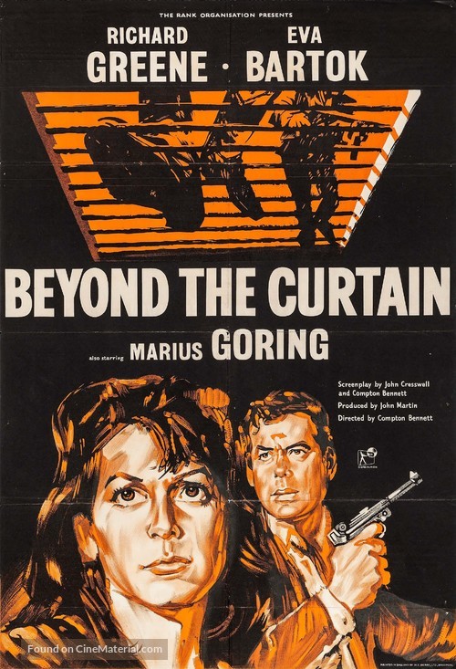 Beyond the Curtain - British Movie Poster