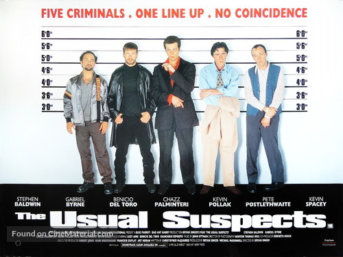 The Usual Suspects - British Movie Poster