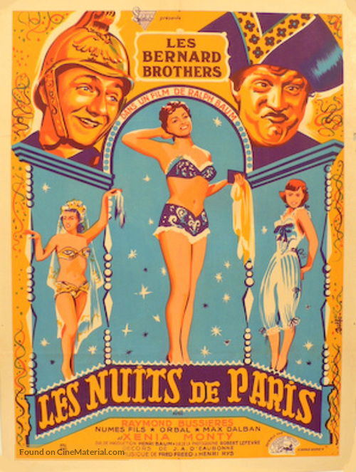 Les nuits de Paris - French Movie Poster