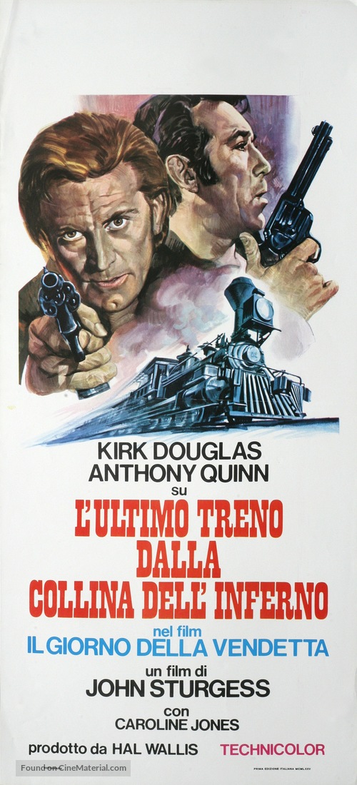 Last Train from Gun Hill (1959) Italian movie poster