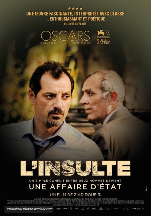 L&#039;insulte - Swiss Movie Poster