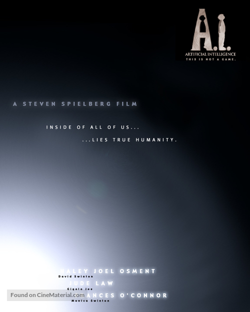 Artificial Intelligence: AI - Movie Poster