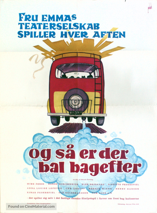 Og s&aring; er der bal bagefter - Danish Movie Poster