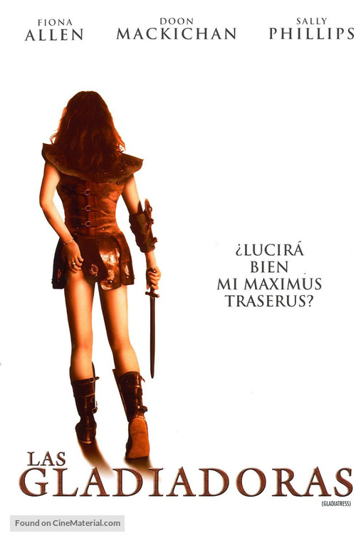 Gladiatress - Mexican DVD movie cover