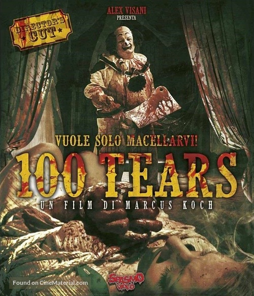 100 Tears - Italian Blu-Ray movie cover