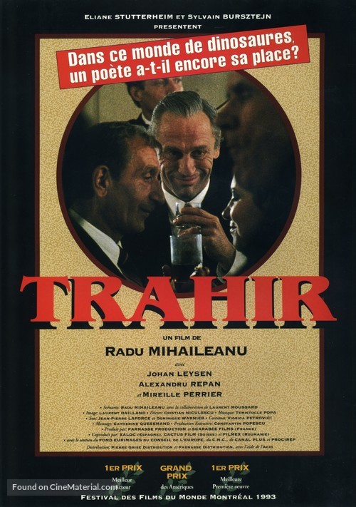 Trahir - French Movie Poster