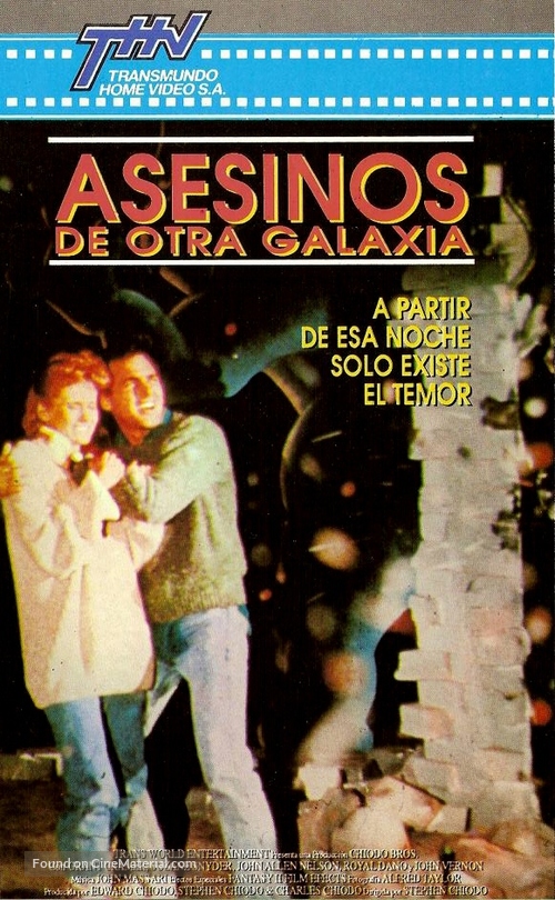 Killer Klowns from Outer Space - Argentinian VHS movie cover