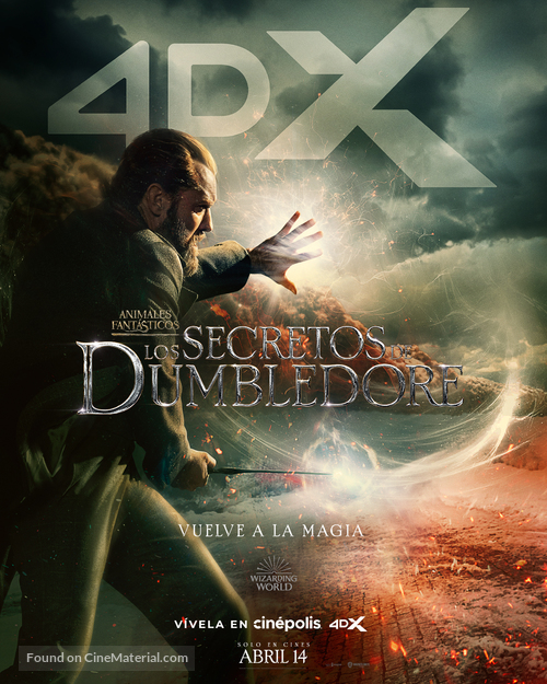 Fantastic Beasts: The Secrets of Dumbledore - Mexican Movie Poster