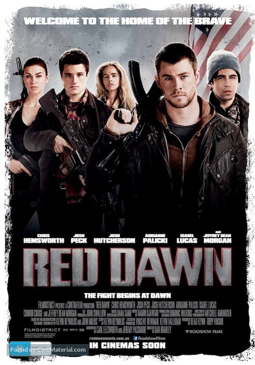 Red Dawn - Australian Movie Poster