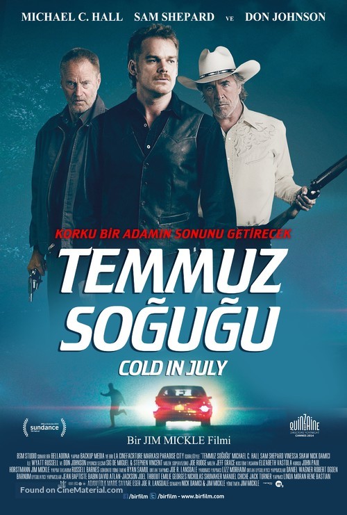 Cold in July - Turkish Movie Poster