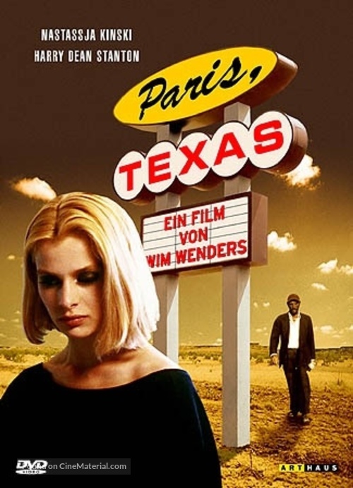 Paris, Texas - German DVD movie cover