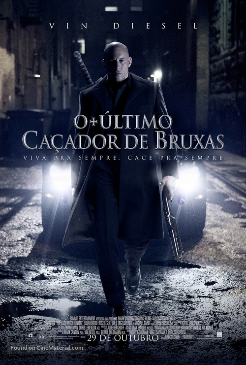 The Last Witch Hunter - Brazilian Movie Poster