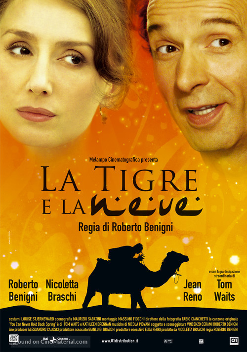 Tigre e la neve, La - Italian Movie Poster