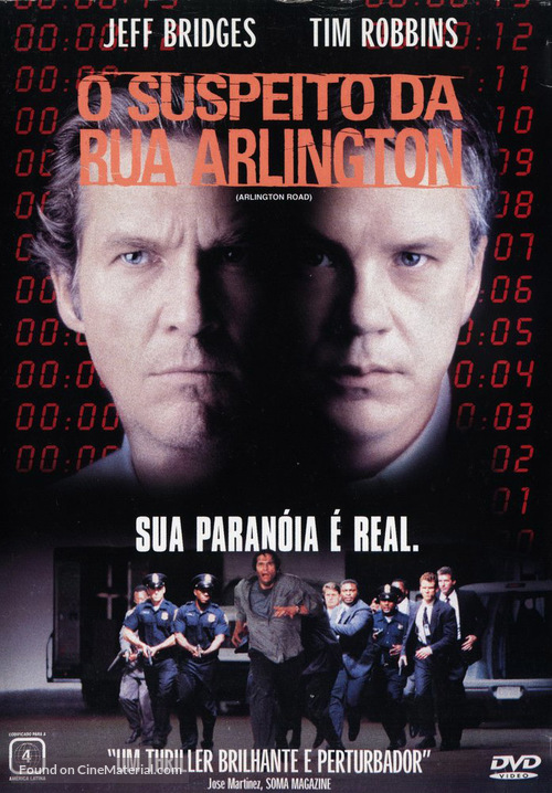 Arlington Road - Brazilian DVD movie cover