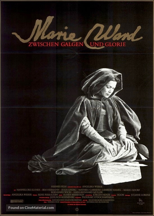 Marie Ward - Zwischen Galgen und Glorie - German Movie Poster