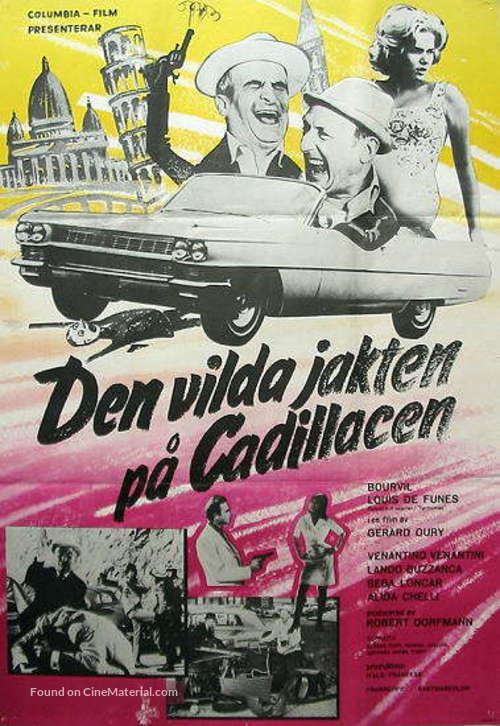Corniaud, Le - Swedish Movie Poster