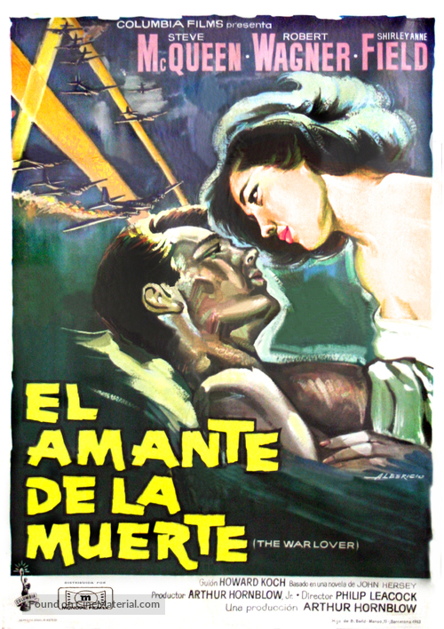 The War Lover - Spanish Movie Poster