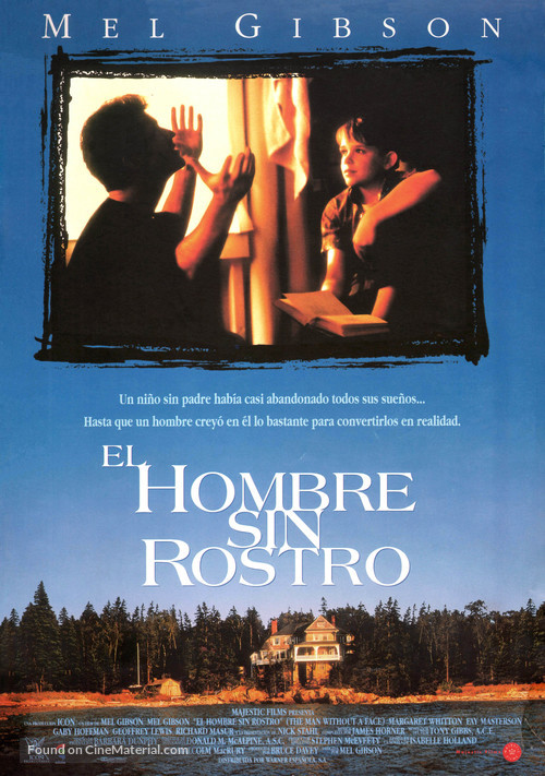 The Man Without a Face - Spanish Movie Poster
