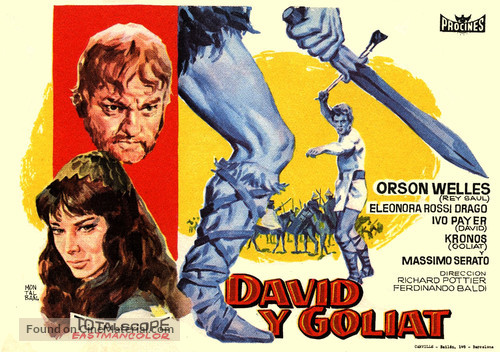 David e Golia - Spanish Movie Poster