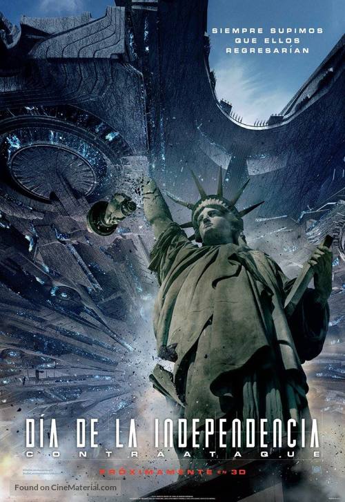 Independence Day: Resurgence - Argentinian Movie Poster