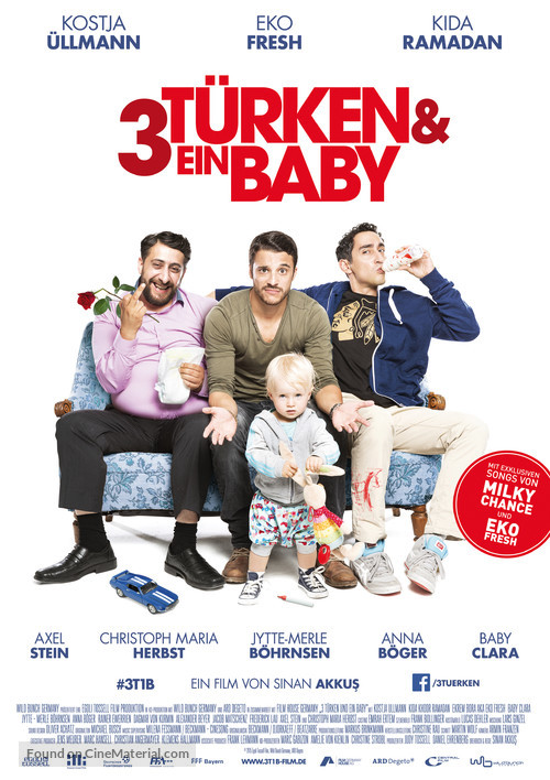 3 T&uuml;rken und 1 Baby - German Movie Poster