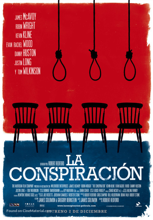 The Conspirator - Spanish Movie Poster