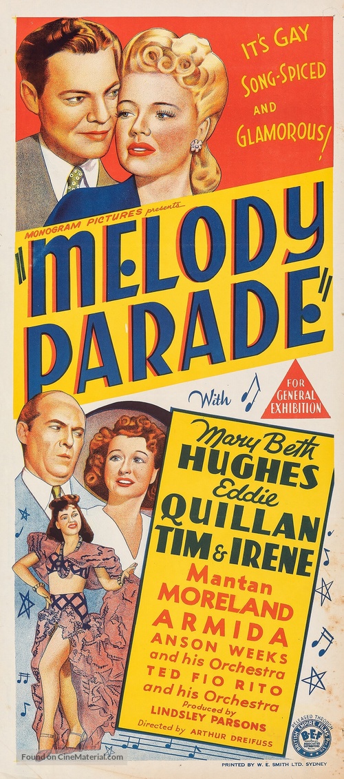 Melody Parade - Australian Movie Poster