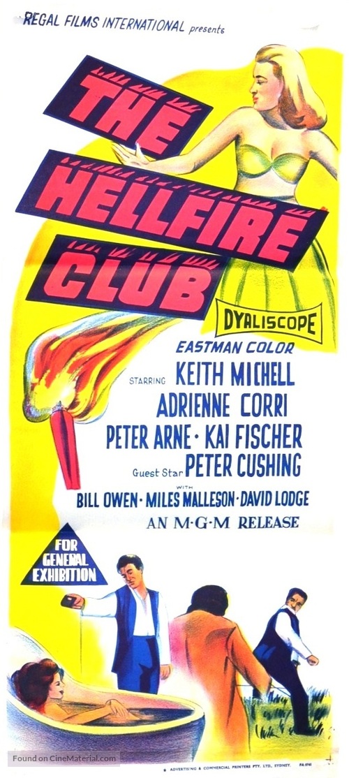 The Hellfire Club - Australian Movie Poster