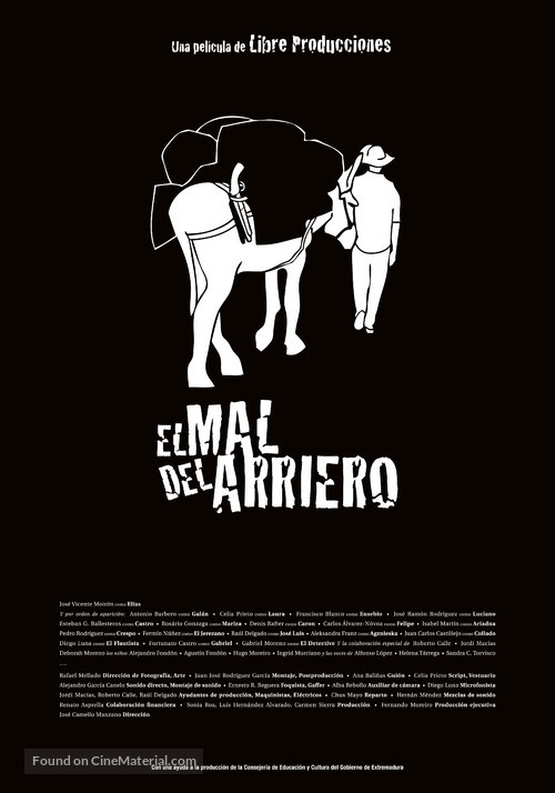 El mal del arriero - Spanish Movie Poster