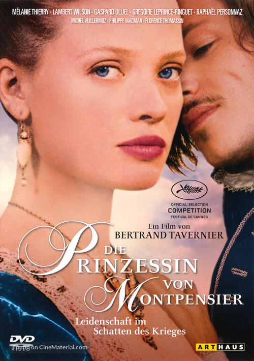 La princesse de Montpensier - German DVD movie cover