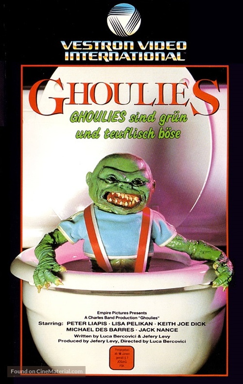 Ghoulies - German VHS movie cover