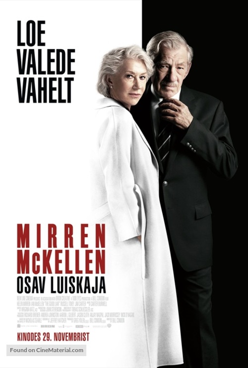 The Good Liar - Estonian Movie Poster