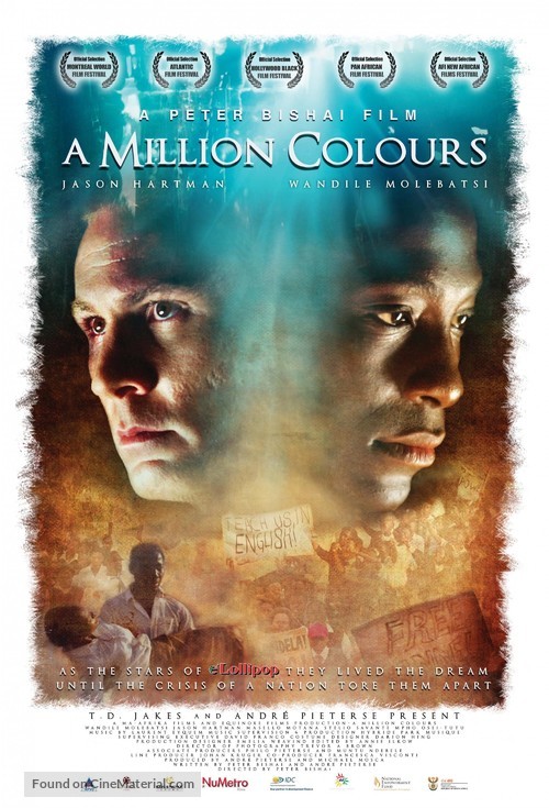 A Million Colours - South African Movie Poster