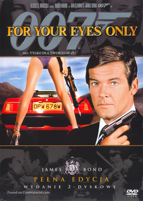 For Your Eyes Only - Polish Movie Cover