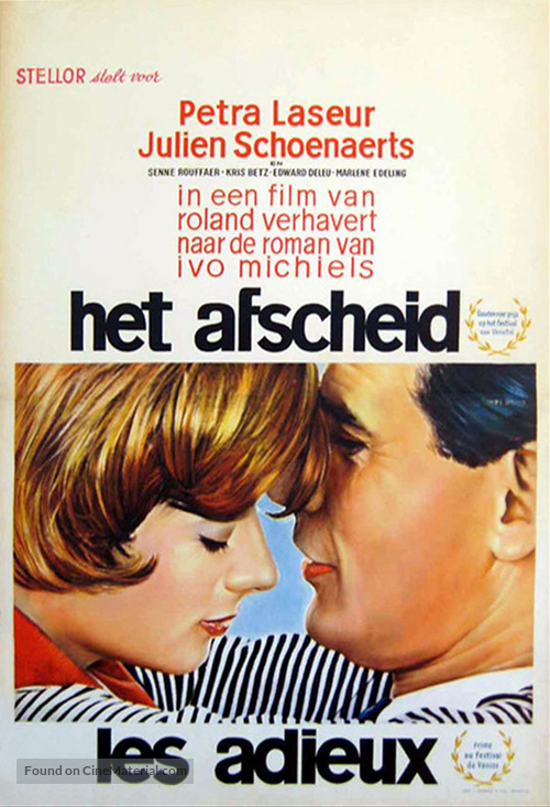 Het afscheid - Belgian Movie Poster