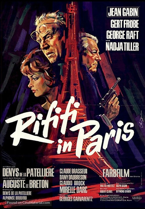 Du rififi &agrave; Paname - German Movie Poster