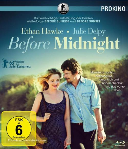 Before Midnight - German Blu-Ray movie cover
