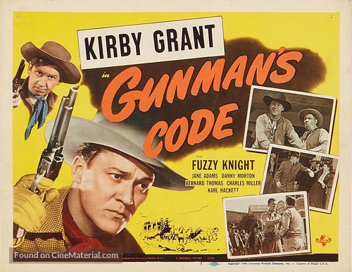 Gunman&#039;s Code - Movie Poster