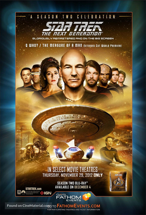 &quot;Star Trek: The Next Generation&quot; - Re-release movie poster