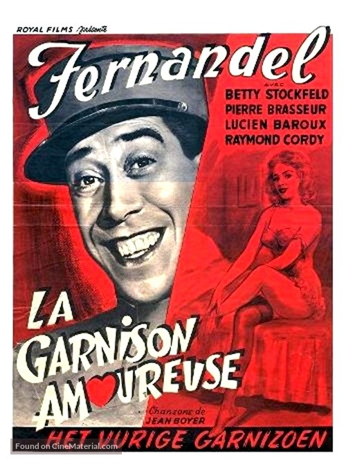 La garnison amoureuse - Belgian Movie Poster