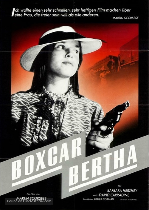 Boxcar Bertha - German Movie Poster