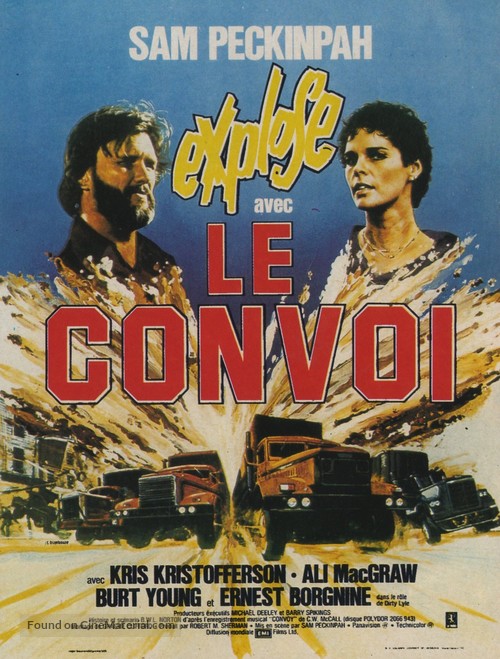 Convoy - French Movie Poster