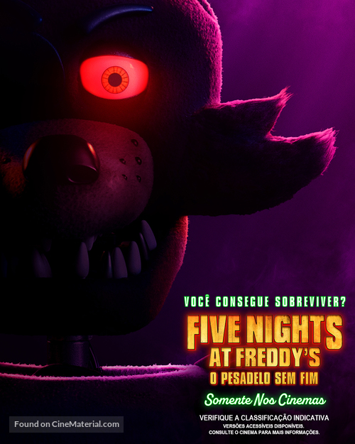 Five Nights at Freddy&#039;s - Brazilian Movie Poster