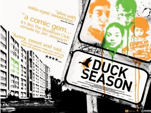 Temporada de patos - British Movie Poster