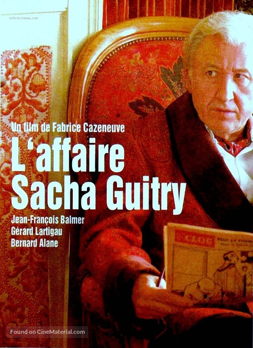 L&#039;affaire Sacha Guitry - French DVD movie cover