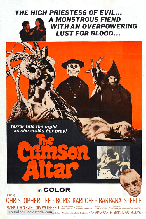 Curse of the Crimson Altar - Movie Poster