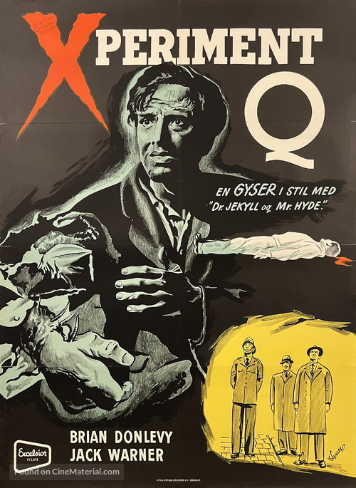 The Quatermass Xperiment - Danish Movie Poster