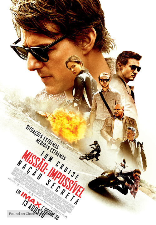 Mission: Impossible - Rogue Nation - Portuguese Movie Poster